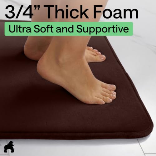 Memory Foam Bath Rug for Bathroom