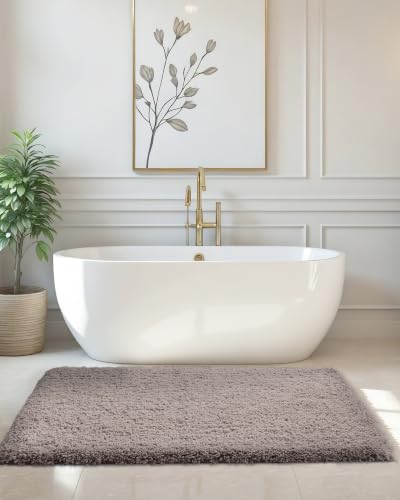 Camel Bathroom Rugs 70" × 24" Non Slip & Super AbsorbentExtra Thick Soft