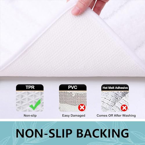 Microfiber Bathroom Rugs 59x24