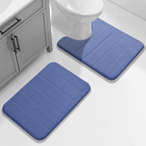 Memory Foam Toilet Bath Mat U