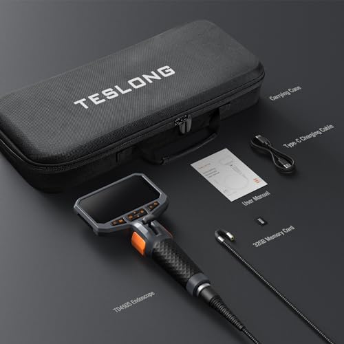 Articulating Borescope for Mechanic Automotive HVAC Wall Inspection
