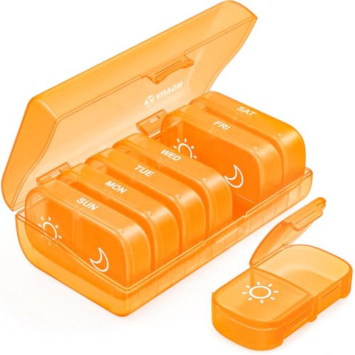 Weekly Pill Organizer 2 Times a Day