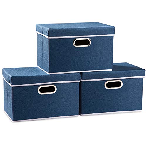 Collapsible Storage Bin with Lid [3 (3 Count)