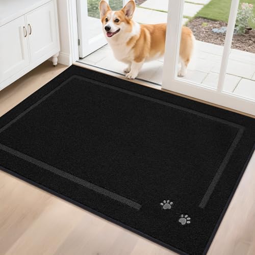 Dog Door Mat for Mud Paws Indoor Entrance