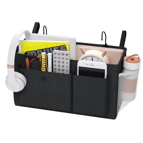 Bedside Caddy Bedside Storage Hanging Organizer for Bunk Dorm Bed Rail