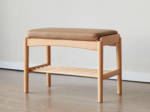 Oak Wood Shoe Bench