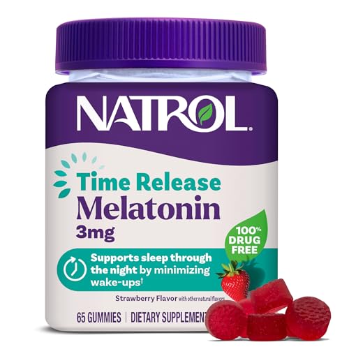 Time Release 3 mg Melatonin Gummies (65 Count)