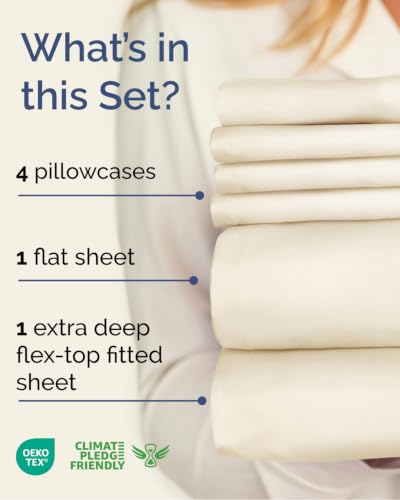 Flex Top Split Head King 6 Piece Sheet Set