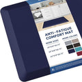 0.8" Thick Kitchen Mat Cushioned Anti Fatigue Rug Comfort Floor Mats