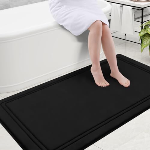 Memory Foam Bath Mat Rug 59x34