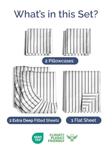 Extra Deep Split King Sheet Set