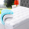 Full Size Dual Layer 3 Inch Memory Foam Mattress Topper