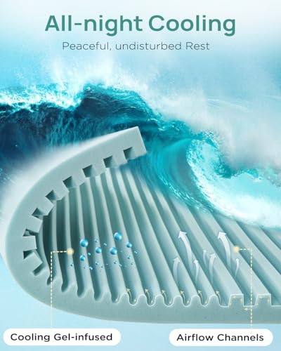 2IN Cooling Gel Memory Foam Mattress Topper Cal King