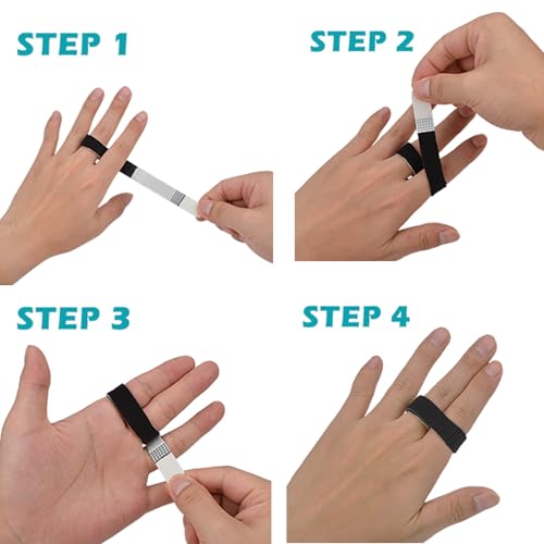 12 Pack Buddy Tape Finger Straps with Padded No (12 Count)