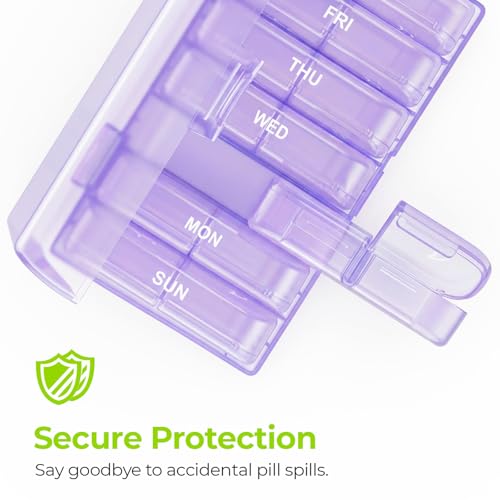 Weekly Pill Organizer 2 Times a Day
