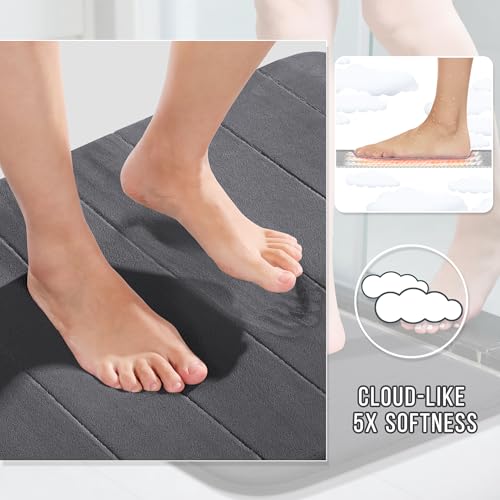 Memory Foam Toilet Bath Mat U