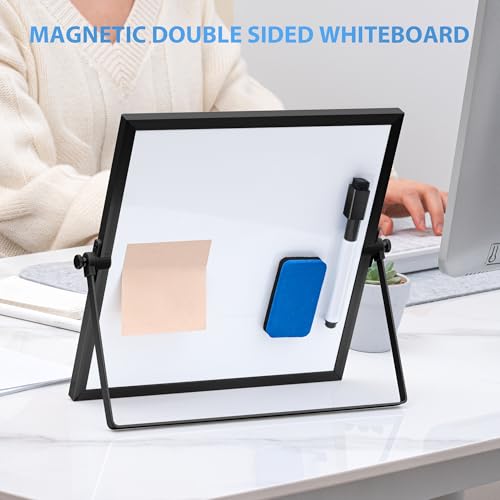 Small WhiteBoard with Stand 10" X 10"