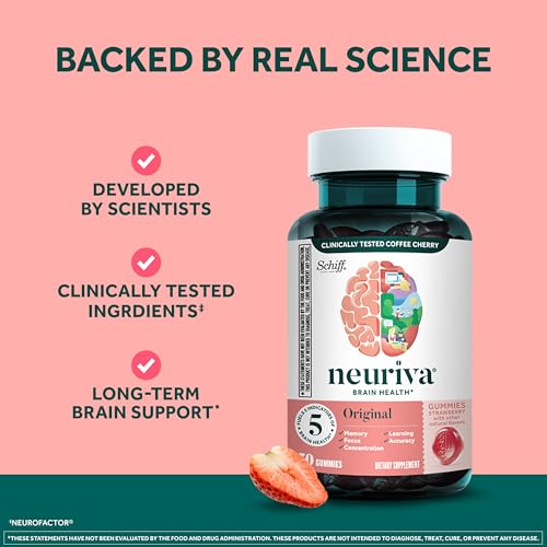 Original Brain Supplements for Memory and Focus (50 Count)