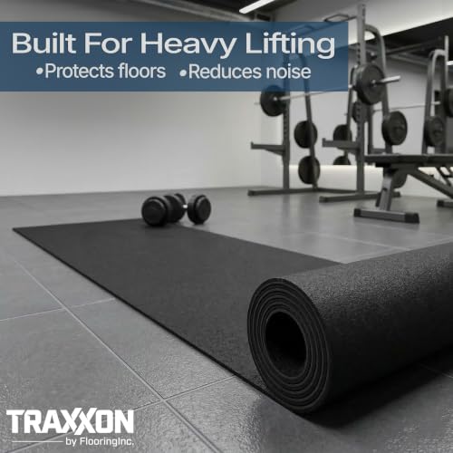 Traxxon by FlooringInc Rubber Gym Flooring Roll