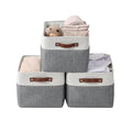 Storage Bins Large Fabric Storage Baskets for Shelves 3 Pack (3 Count)