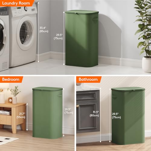 105L Large Laundry Basket with Lid