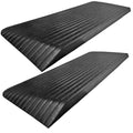 2" Rise Rubber Power Wheelchair Scooter Threshold Ramp (2 Count)