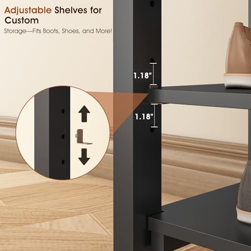 Shoe Rack Bench Seat Rubberwood 3