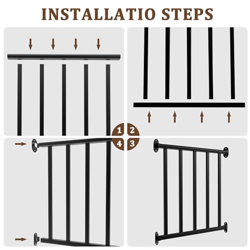 3Ft W x 36in H Level Deck Railing Kit