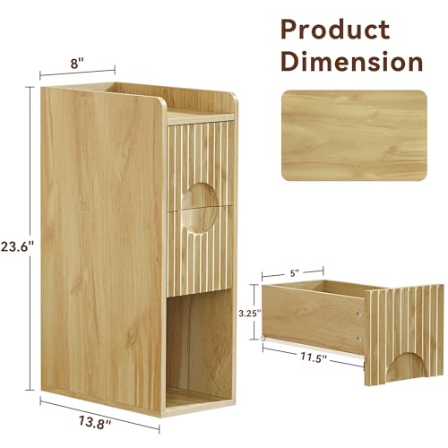 Narrow Nightstand Set of 2 (2 Count)