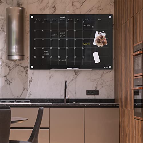 47 x 35 Inch Glass Dry Erase Board Reminder