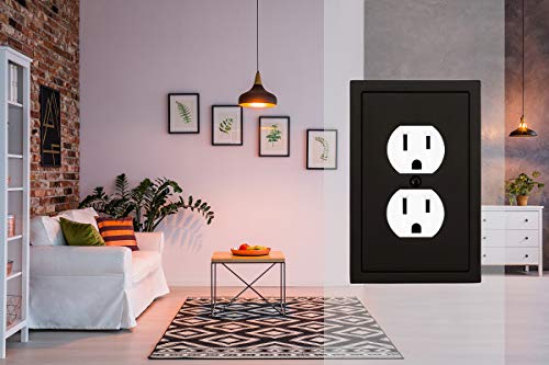 Modern Edge Decorative Wall Plate Switch Plate Outlet Cover (3 Count)