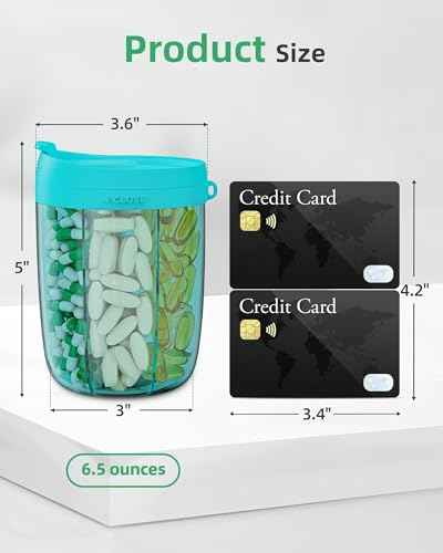 Large Pill Bottle Organizer Anti
