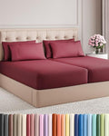 Split King 7 Piece Bed Sheet Set