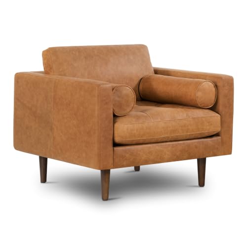 Napa Leather Accent Chairs 42"