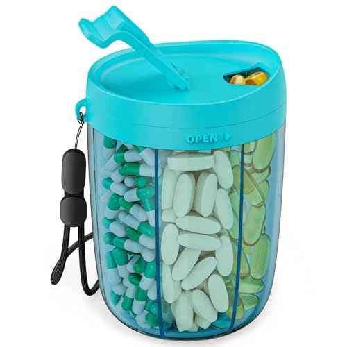Large Pill Bottle Organizer Anti