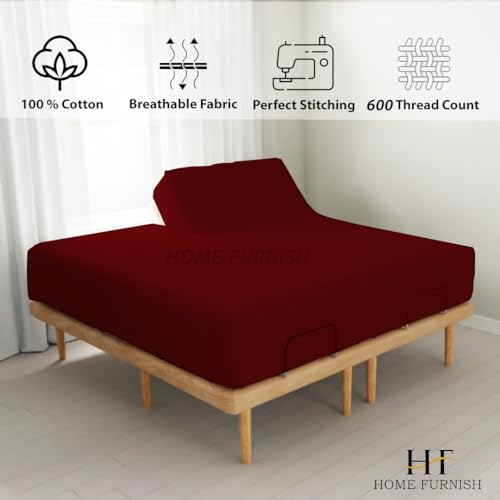 Top Split Queen Fitted Sheet Only for Adjustable beds
