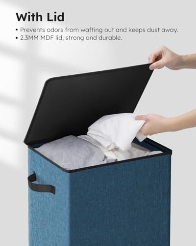 100L Laundry Hamper with Lid