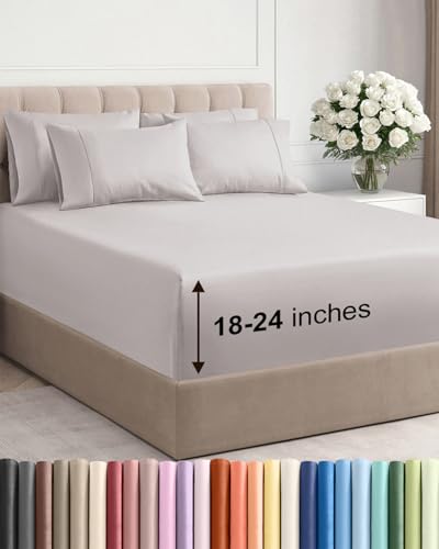Extra Deep Cal King Sheet Set