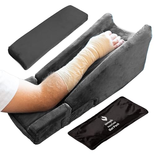 3pc Arm Elevation Pillow with Gel Pack for Wrist & Elbow Recovery