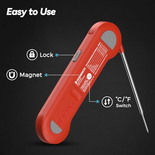 0.5 Sec Instant Read Meat Thermometer Digital for Cooking