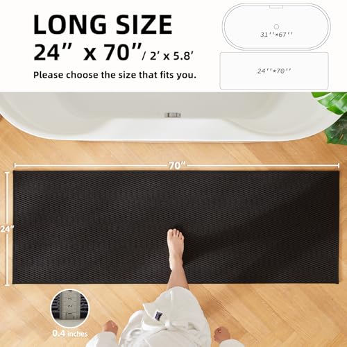 Black Bathroom Runner Rugs
