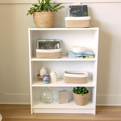 11.8"x8"x4.5” Storage Baskets for Shelves 3 Pack (3 Count)