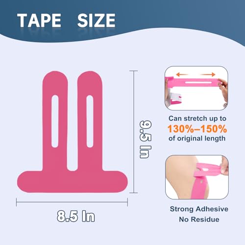 Precut Kinesiology Tape for Knees (10 Count)