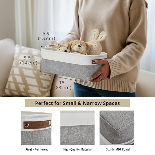 Narrow Storage Bins (4 Count)