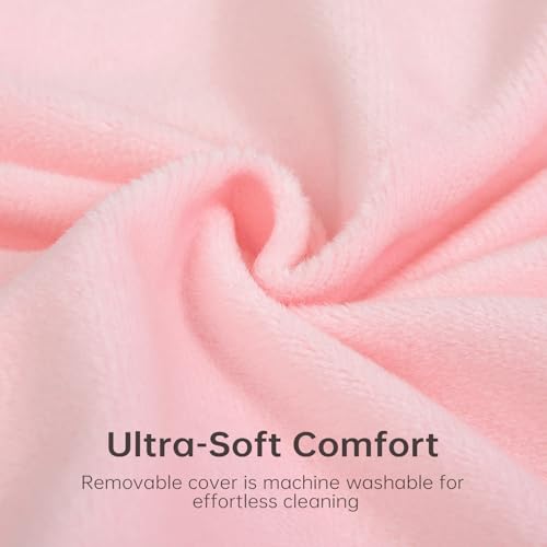 19" Reading Pillow for Bed with Firm Back Support & Big Pockets