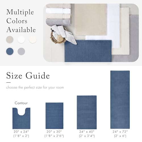 Signature Marshmallow Bathroom Rug Non Slip