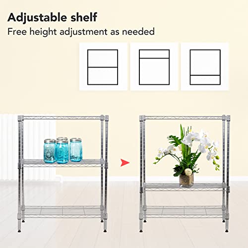 3 Tier Wire Shelf (3 Count)