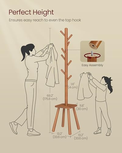 Coat Rack Free Standing Coat Stand