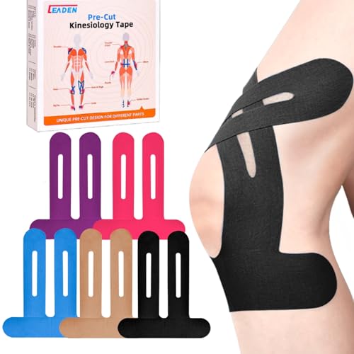 Precut Kinesiology Tape for Knees (20 Count)