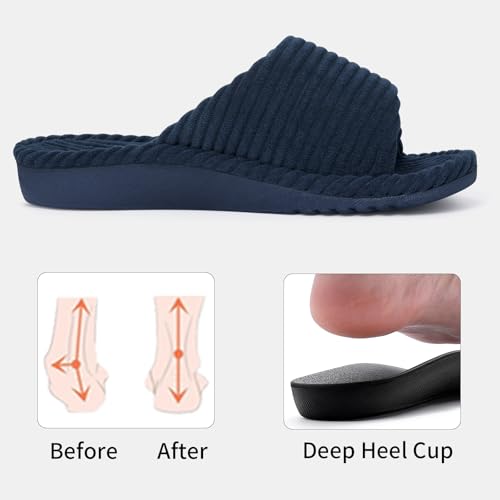 Orthopedic Slippers for Women Arch Support House Shoes